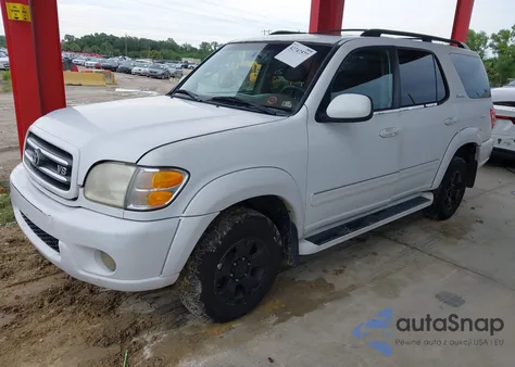 2001 Toyota Sequoia Limited V8 из США, поврежденный, VIN 5TDBT48A61S009806